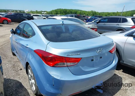 2012 Hyundai Elantra Limited (Ulsan Plant) from USA, damaged, VIN KMHDH4AE1CU256586